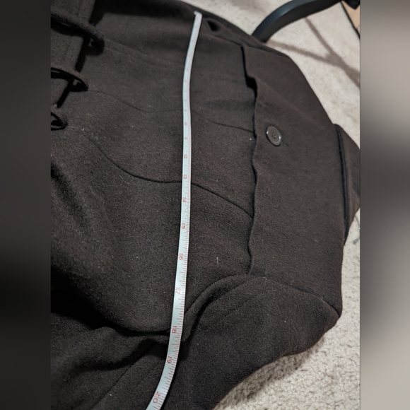 EUC Outer Edge Women's Double Breasted Wool Coat - Chocolate Brown, size S - Picture 8 of 13